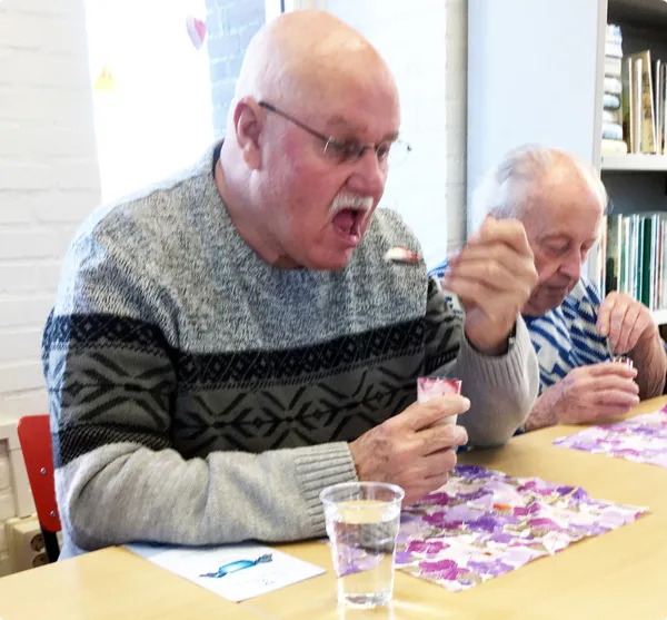 15. Als slot werd een toetje opgediend